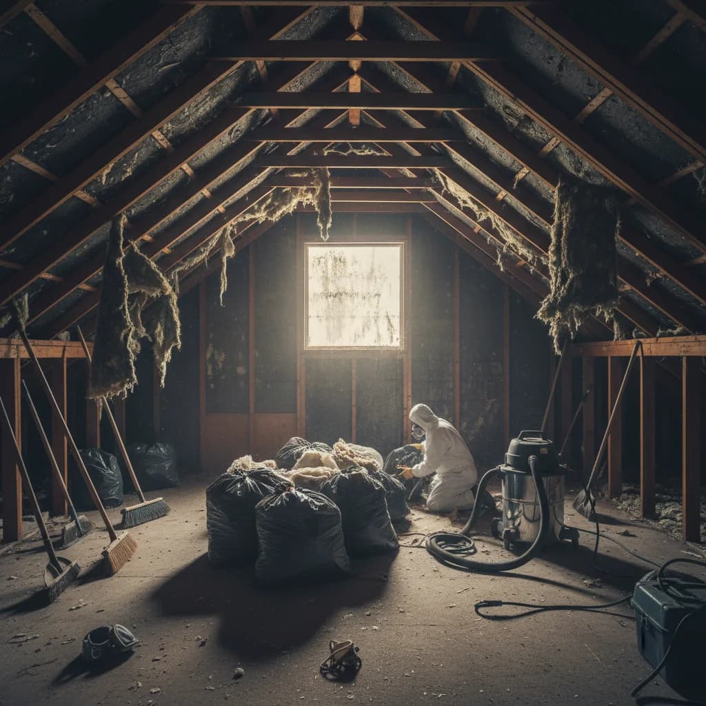 Raccoon Damage in Attics: Cleanup and Restoration