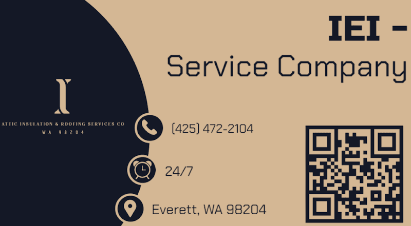 IEI - Attic Insulation & Roofing Services Co, WA 98204 — attic cleaning services